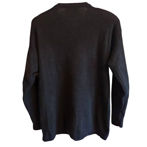 Vintage Marisa Christina Sweater Womens Medium Oversized Lambswool Angora Sunflo - Picture 3 of 6